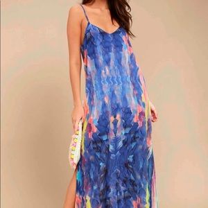 Lulus Watercolor Maxi